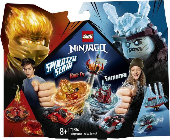 Actual product image LEGO Spinjitzu Slam Kai vs. ice samurai (70684, LEGO Ninjago)