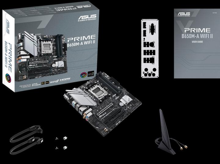 Immagine prodotto ASUS PRIME B650M-A WIFI II (AM5, AMD B650, mATX)