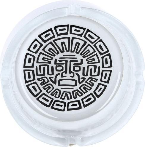 Image du produit Ohia Cendrier en verre, blanc, 10.5cm