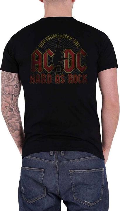 Immagine prodotto AC/DC Hard As Rock Maglietta Stampa posteriore Adulto Unisex (XL)
