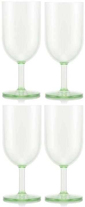 Produktbild Bodum Outdoor-Weinglas Oktett 230 ml, Grün, 4 Stück (23 cl, 4 Gläser, Weissweingläser)
