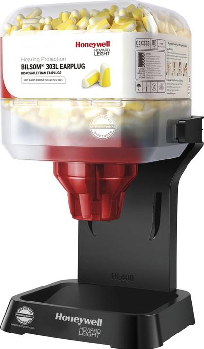 Honeywell Gehoorbeschermingsdispenser HL400-AM antimicrobieel w.400 PA Bilsom 303 L (800 x)