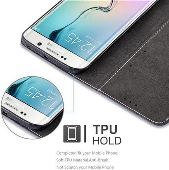 Productafbeelding Cadorabo Boek X Portemonnee Hoesje (Samsung Galaxy S6 Edge)