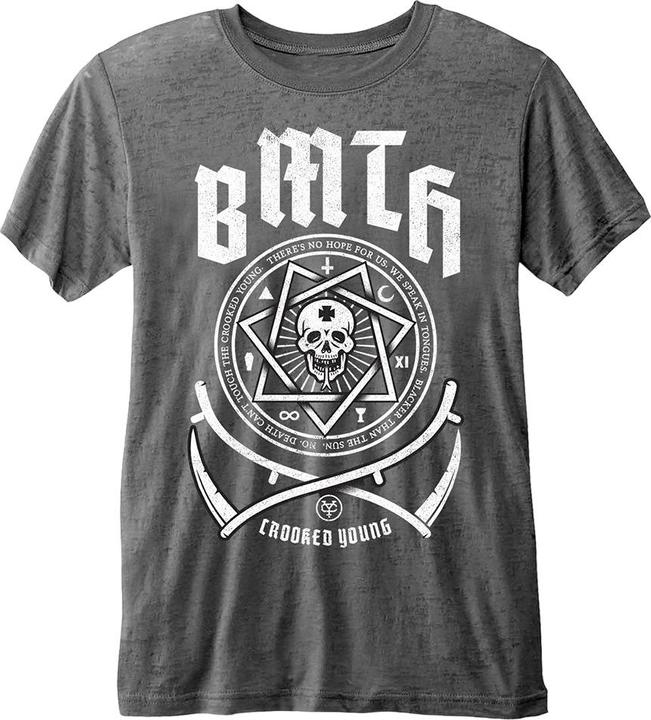 Image du produit Bring Me The Horizon Unisexe Adulte Crooked Young Burnout T-shirt (S)