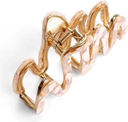 Immagine prodotto Trisa Fermaglio per capelli curvo con ornamento in acrilico Beige-nudo (1 pz.)