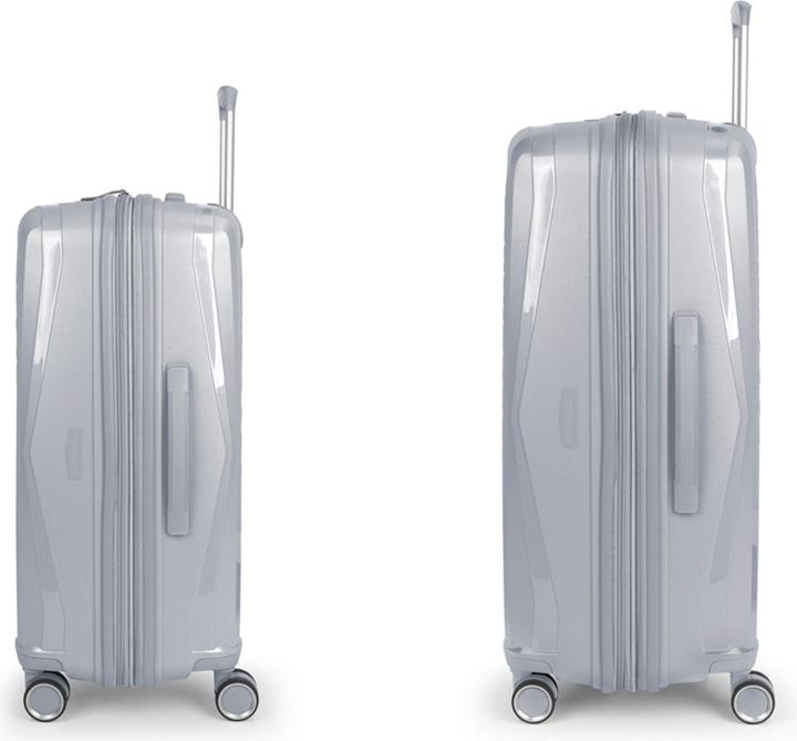 Immagine prodotto Gabol Set di valigie Queens a 4 ruote 2 pezzi con piega ad espansione (181 l, XL (da 115l))