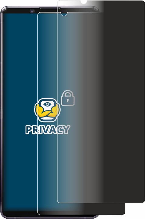 Produktbild BROTECT Sichtschutzfolie Anti-Spy Privacy Folie Blaulicht-Schutz (2 Stück, Sony Xperia 1 II)
