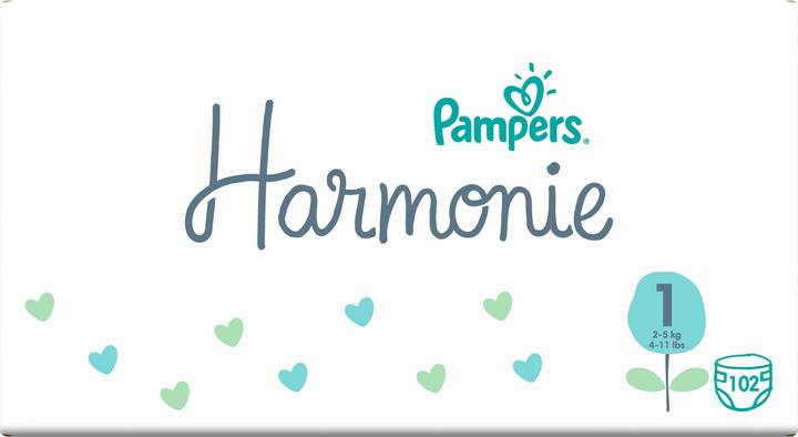 Produktbild Pampers Harmonie (Gr. 1, Halbmonatsbox, 102 Stück)