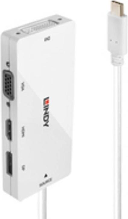 Produktbild Lindy USB 3.1 C auf Multi-AV Konverter (DVI, VGA, HDMI, DP, 4.60 cm)