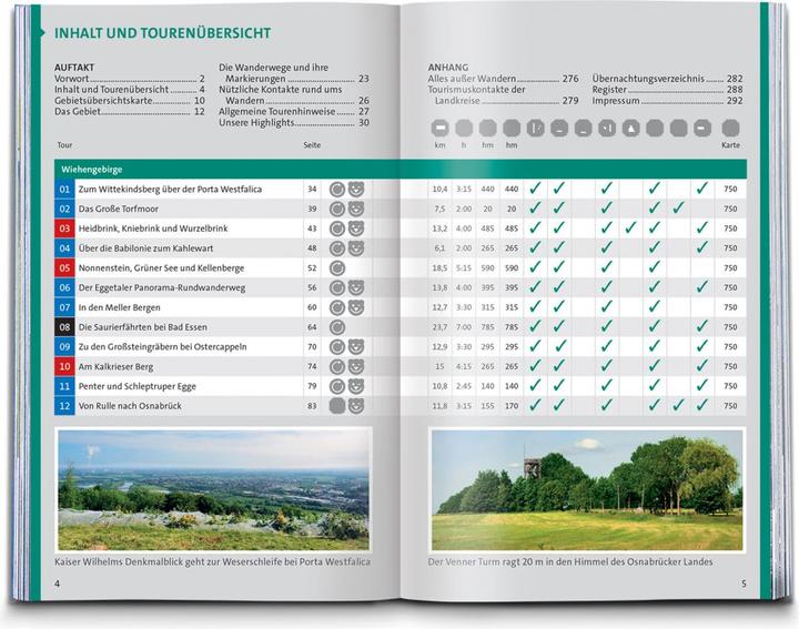 Immagine prodotto Wanderführer Naturpark Teutoburger Wald mit Wiehen- und Eggegebirge, 55 Touren (Tedesco, Silvia e Thilo Behla, 2023)