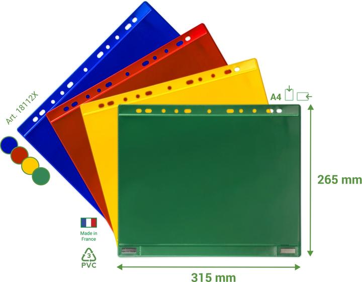 Actual product image Tarifold Magnetic viewing pocket with filing edge (A4, 1 x)