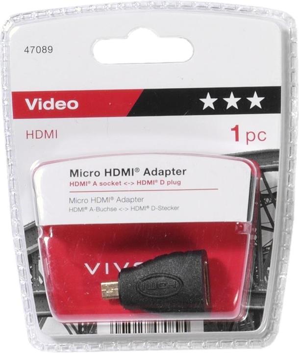 Actual product image Vivanco Video adapter (Micro HDMI, 1.15 cm)