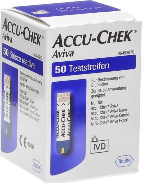 Actual product image Accu-Chek PI-APS) Aviva test strips (50 pcs) (Test strips)