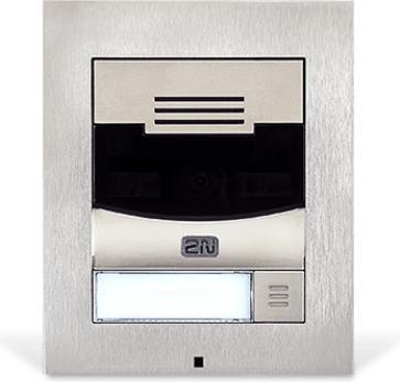 Actual product image 2N IP Door Station IP Solo without camera, wall mounting, black (Cable)