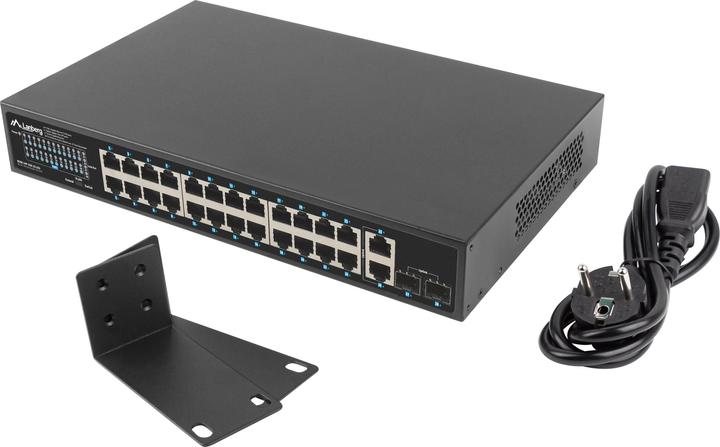 Immagine prodotto Lanberg Switch di rete RSGE-24P-2GE-2S-250 non gestito (26 Porti)