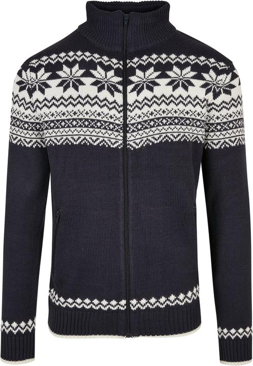 Brandit Norwegian Strickjacke Grösse 4XL Farbe Navy (4XL)