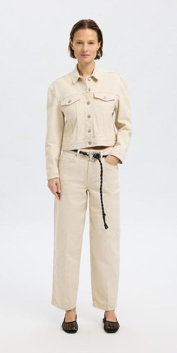 Produktbild Selected Femme Mid Waist Barrel Fit Jeans (W26/L32)