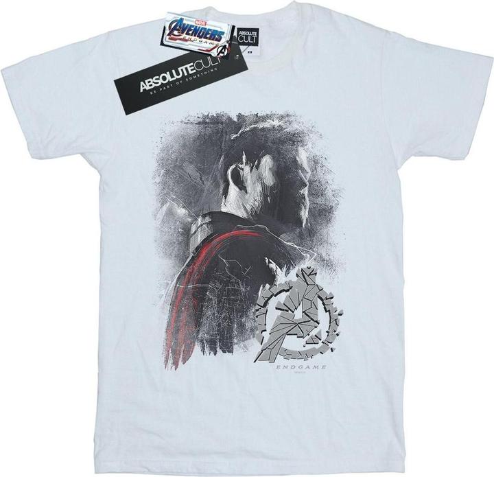 Avengers Endgame Thor Boyfriend TShirt aus gebürsteter Baumwolle