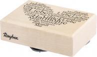Produktbild Rayher Stempel Herz - Liebe, Glck, Harmonie