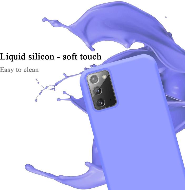 Actual product image Cadorabo TPU Liquid Silicone Case Cover (Samsung Galaxy Note 20)
