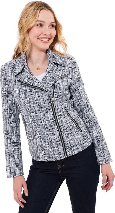 Actual product image Joe Browns Asymmetric Biker Tweed Jacket (36)
