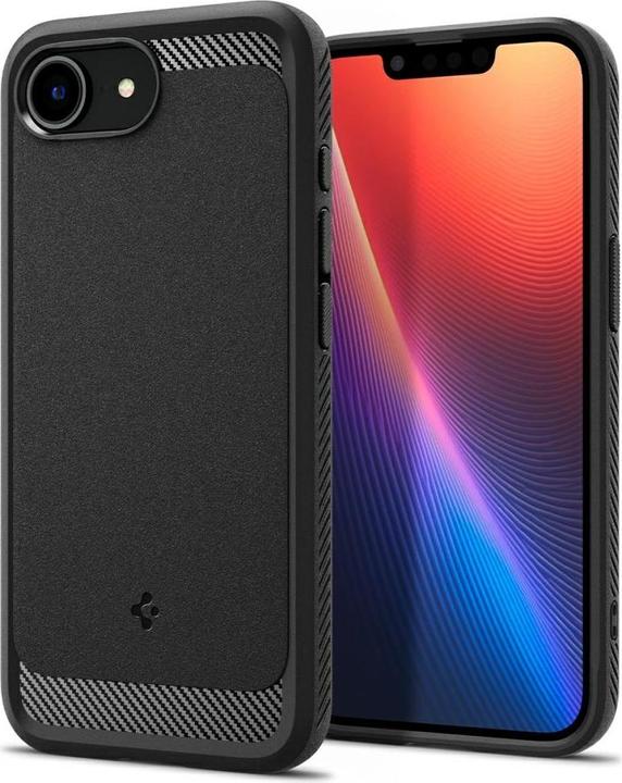 Immagine prodotto Spigen Rugged Armor MagFit TPU Back Cover Schwarz Apple iPhone 16e (Apple iPhone 16e)