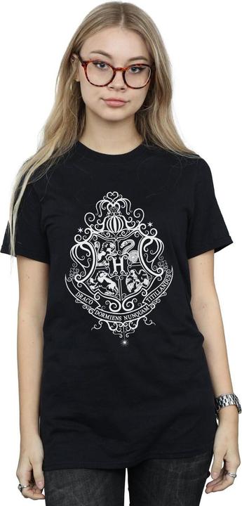 Immagine prodotto Hogwarts Draco Dormiens Crest Maglietta Ampia Donna (XXL)