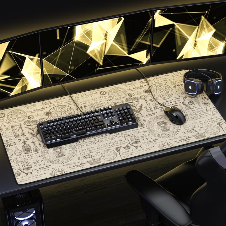 Produktbild Titanwolf Gaming Mauspad, XXXL Speed Mausmatte 1200 x 600 mm, Geschwindigkeit & Präzision, Alchemy (XXL)