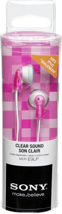 Produktbild Sony MDR-E 9 LPP pink transparent (Kabelgebunden)
