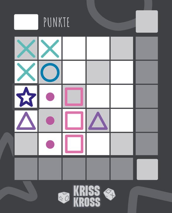Image du produit Jeu de dés : Kriss Kross - Qui obtiendra le meilleur score? (Allemand)