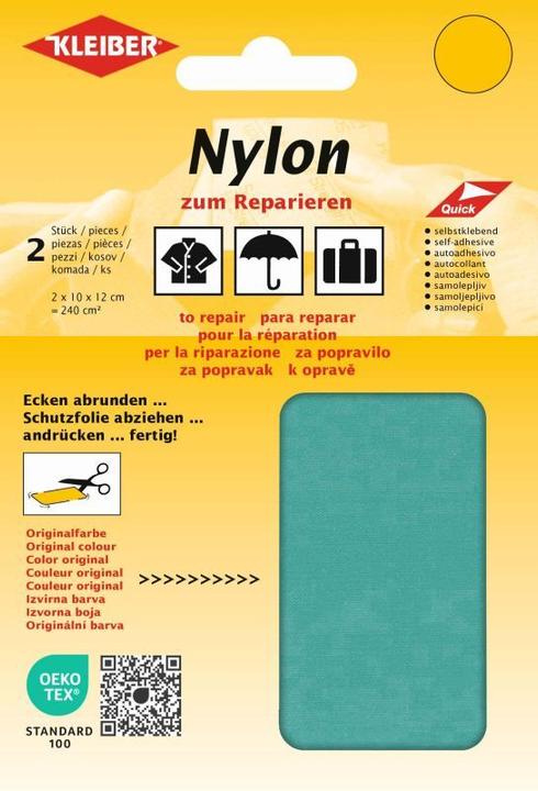 Produktbild Kleiber Nylon-Flicken 10x12 cm türkis 2 St