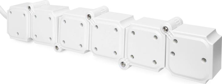 Produktbild Digitus Flexible 4-fach Steckdosenleiste mit 2 USB-Anschlüssen & Schalter (4 x, CEE 7/3, 1.60 m)