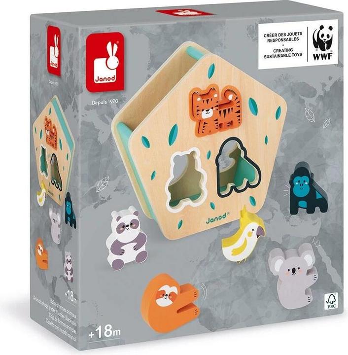Produktbild Janod Sortierspiel aus Holz mit Tierformen