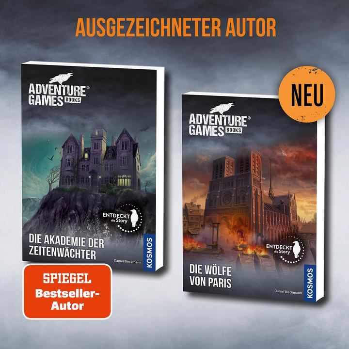 Produktbild Kosmos Adventure Games® - Books: Die Akademie der Zeitenwächter (Deutsch, Daniel Bleckmann, 2022)