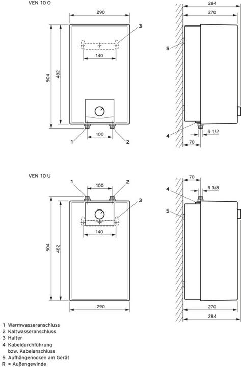 Actual product image Vaillant Hot water tank