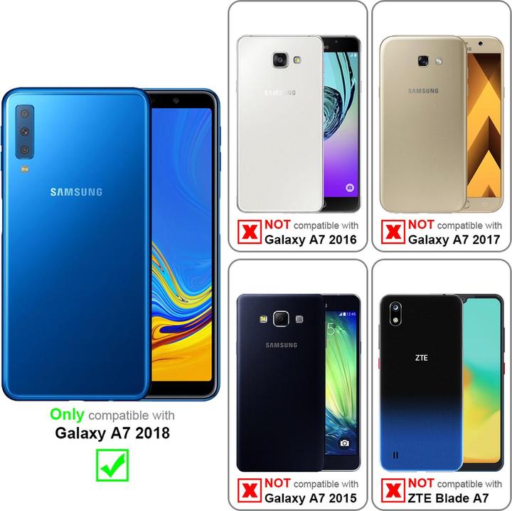Productafbeelding Cadorabo Boek Onzichtbare Magneethoes (Samsung Galaxy A7 (2018))
