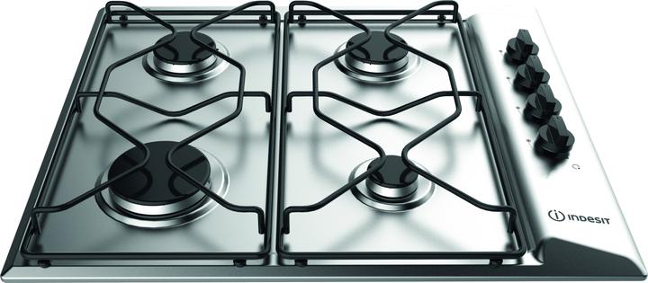 Immagine prodotto Indesit PAA 642 IX/I WE1 Stainless steel Da incasso 58 cm Gas 4 Fornello(i)