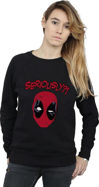Actual product image Womens/Ladies Deadpool Seriously Sweatshirt (S)