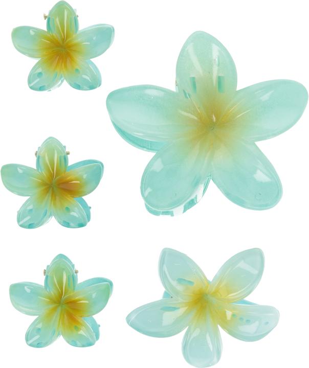 Trisa Fashion Frangipani Set Haarklammern & Clip Cristal 5 Stk. (5 Stk.)