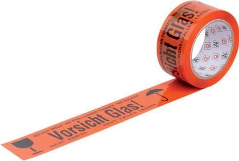 Produktbild Wihedü Packband Vorsicht Glas orange (50 mm)