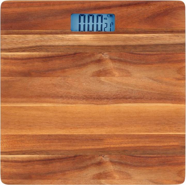Produktbild Wenko Personenwaage Akazie (180 kg)