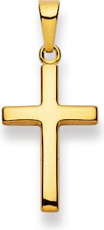 Produktbild Natsumi Schmuck Kreuz Anhänger Gelbgold 18K/750 Poliert (750/18 K Gelbgold)