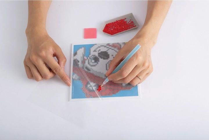 Image du produit Diamond Dotz DOTZIES® Original Diamond Painting Set Paw Patrol avec 6 motifs : 3 tableaux 15x15cm, 3