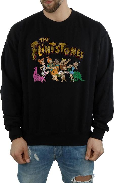 Produktbild The Flintstones Group Distressed Sweatshirt (XXL)