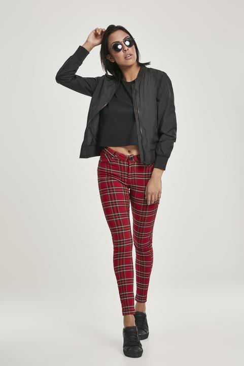 Produktbild Urban Classics Ladies Skinny Tartan Pants (30)