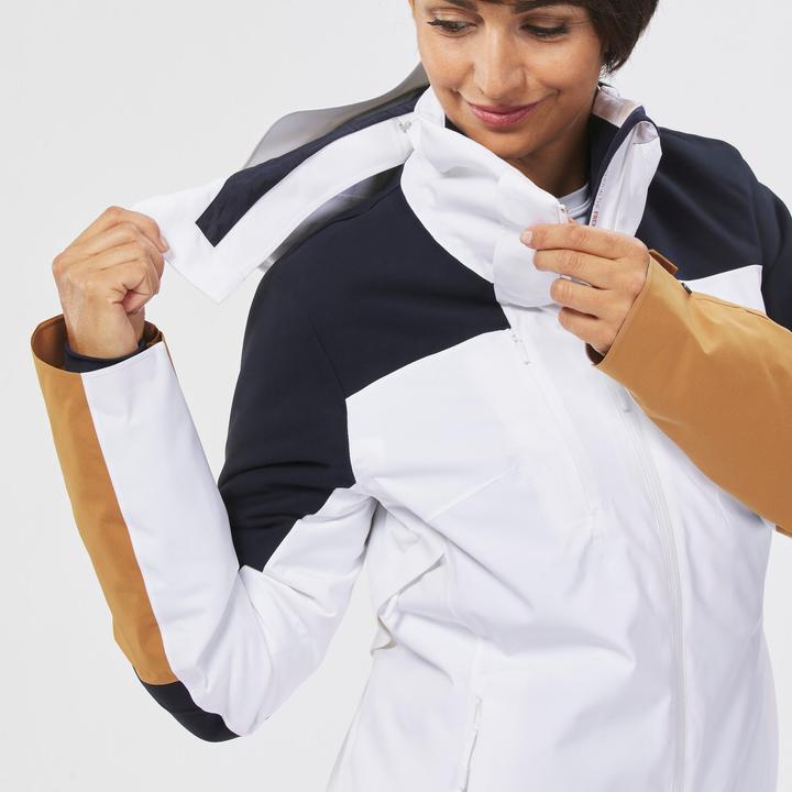 Immagine prodotto Wedze Giacca da sci donna 500 sport - bianco/navy/marrone (XS)