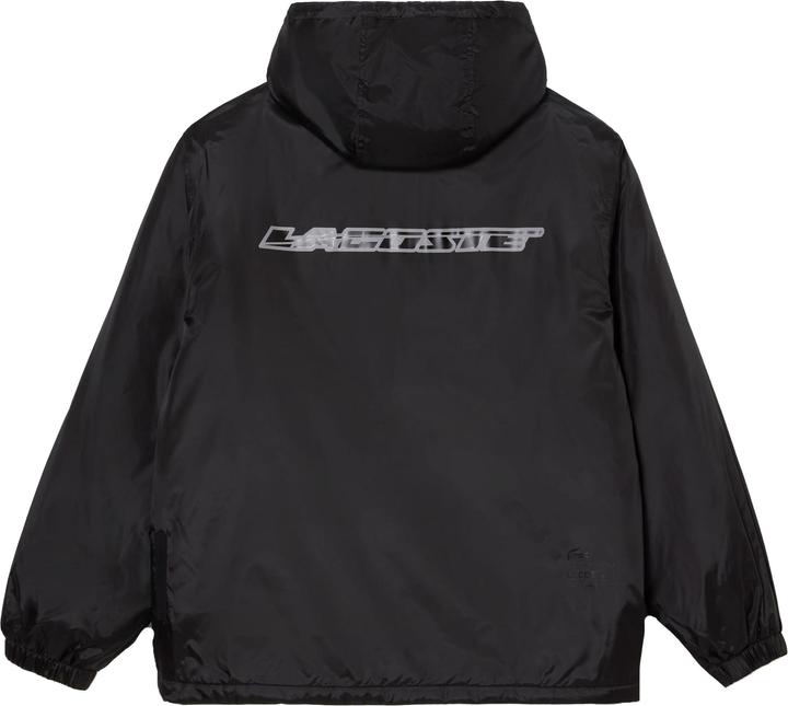 Actual product image Lacoste Mens Hooded Quilted Cropped Padded Jacket (L, XL)