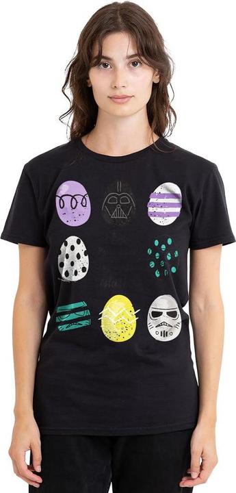 Actual product image Star Wars Unisex Adult Your Lack Of Easter Eggs Disturbing Darth Vader T-Shirt (S)