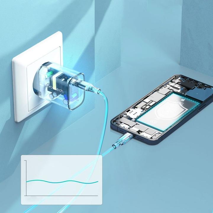 Actual product image Choetech Charging set Q5004 20W PD iPhone 12/13 baltas (2pcs) (20 W)