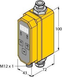 Turck Misura di flusso Sensore in linea con elettronica di valutazione integrata